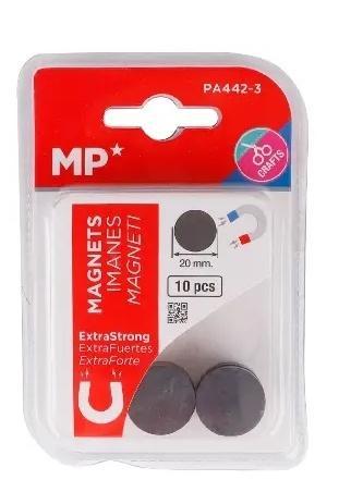 Magnesy 20mm 10szt, MP Main Paper