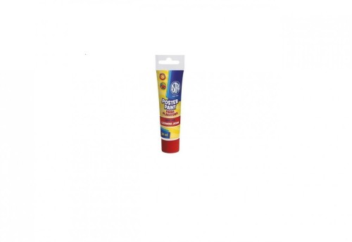 Farba plakatowa tuba 30ml j.czerwona (6szt) ASTRA
