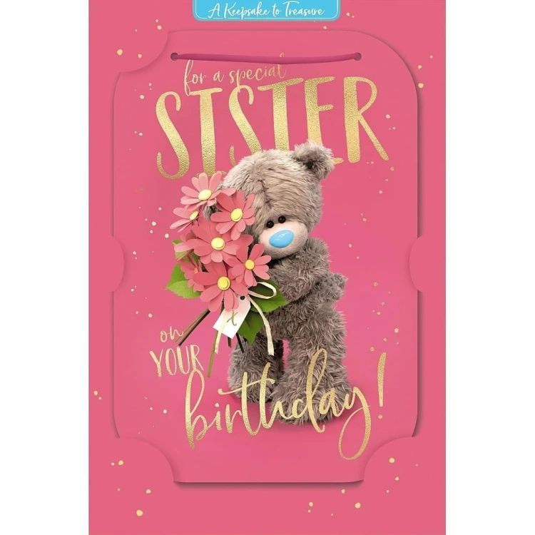 Karnet holograficzny 3D For a special sister