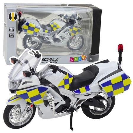 Motocykl policyjny ze światłem i dźwiękiem 1:12