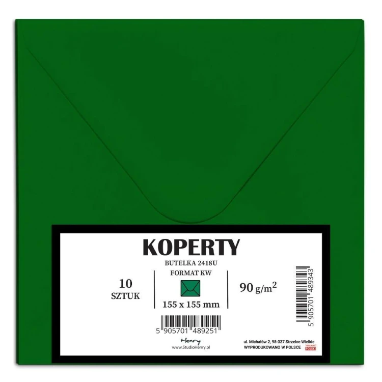 Koperty KW butelka 10szt, Henry