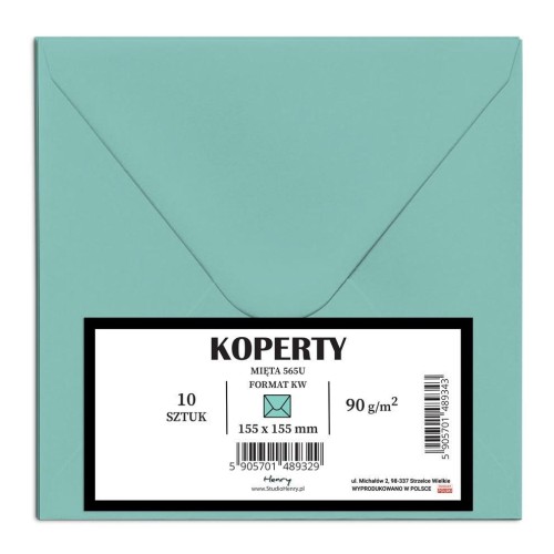 Koperty KW mięta 10szt, Henry