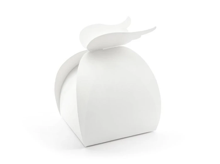 Pudełka Skrzydła biały 8,5x14,5x8,5cm 10szt