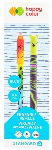Wkłady wymazywalne niebieskie 0,6mm 3szt, GDD