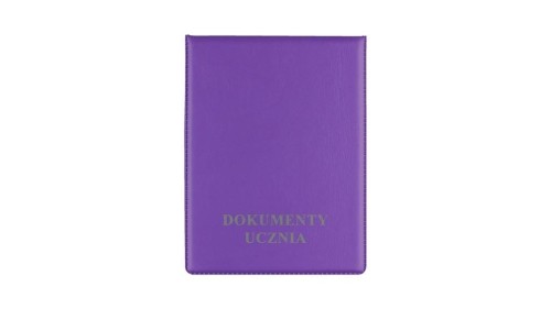 Okładka na dokumenty ucznia pion violet, Biurfol