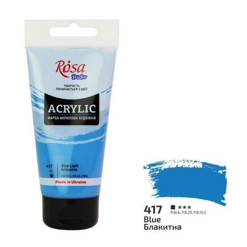 Farba akrylowa blue 417 75ml, Rosa