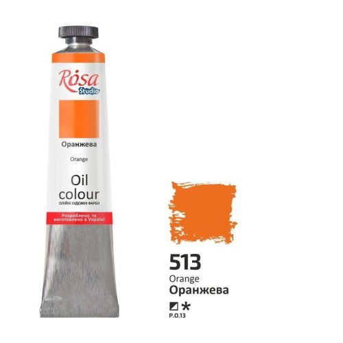 Farba olejna orange 513 45ml, Rosa