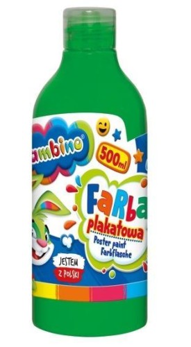 Farba plakatowa zielona 500ml BAMBINO, ST-MAJEWSKI