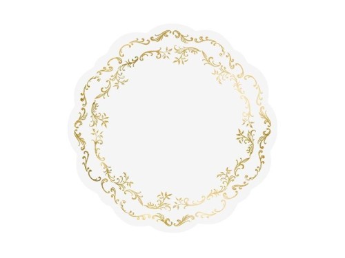 Podkładki pod talerze złoty Ornament 6szt