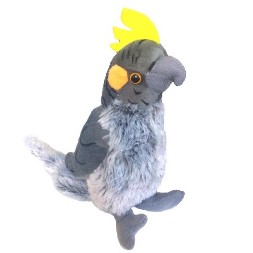 Papuga nimfa szara 17 cm, Beppe