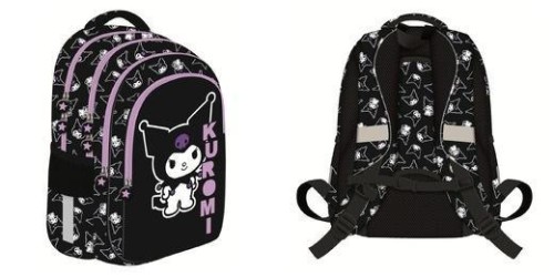 Plecak 4 komorowy Kuromi black, ST-MAJEWSKI
