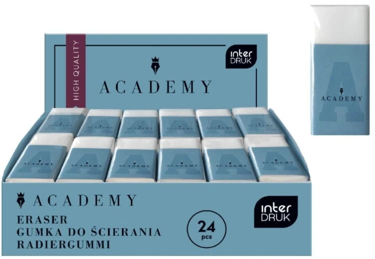 Gumka S Academy (24szt), INTERDRUK