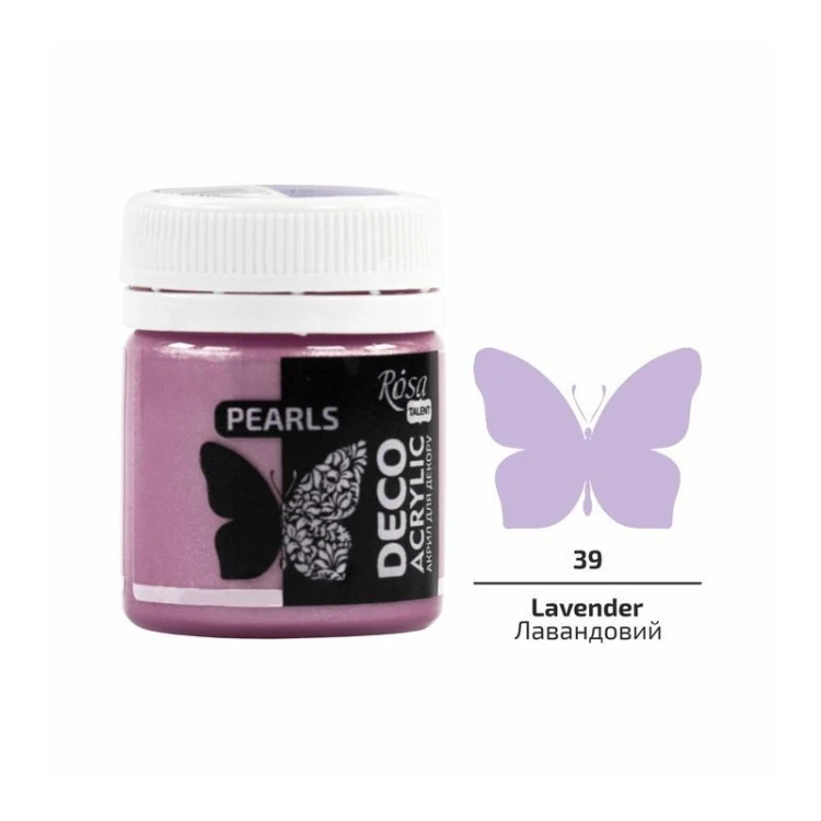 Farba akrylowa perłowa lavender 79 20ml, Rosa