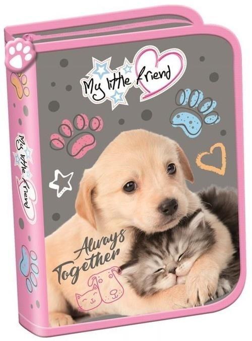 Piórnik dwuklapkowy bez wyposażenia Cat&Dog