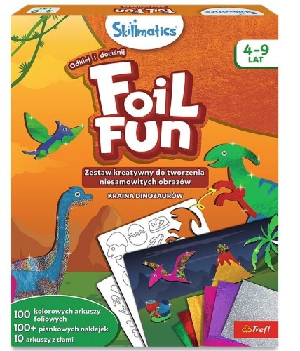 Zestaw Skillmatics Foil Fun Kraina DinozaurówTREFL