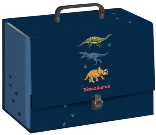 Teczka z rączką C4 10cm Dinozaurus, INTERDRUK