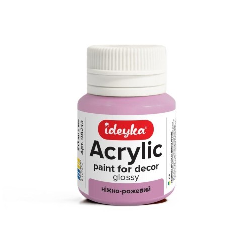 Farba akrylowa jasnoróżowa 20ml, Ideyka