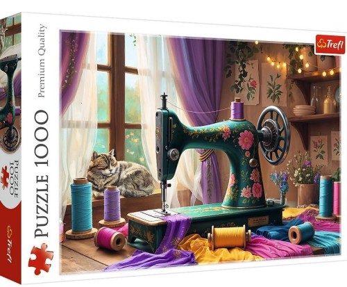 Puzzle 1000 Moja pracownia krawiecka TREFL, Trefl