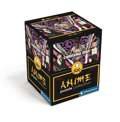Puzzle 500 Cubes Anime Chainsaw Man, Clementoni