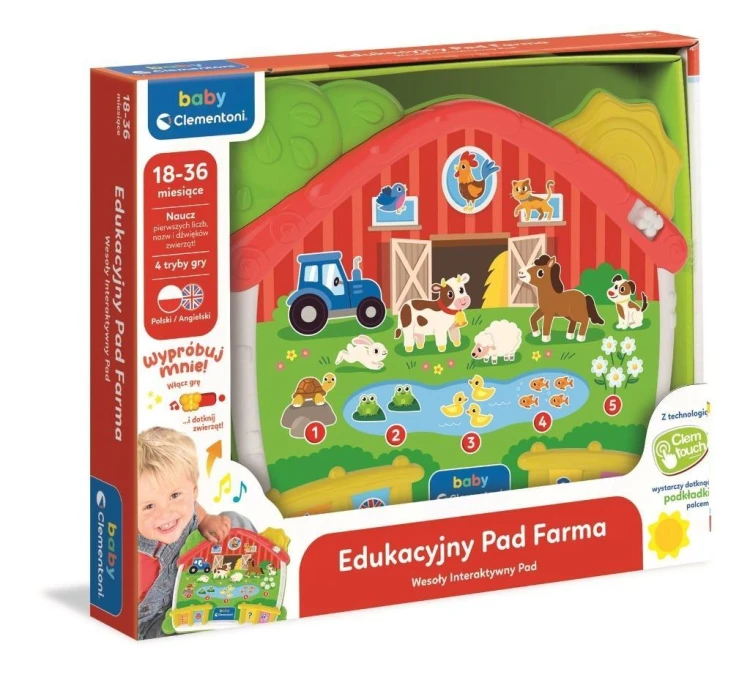 Pad edukacyjny Farma, Clementoni
