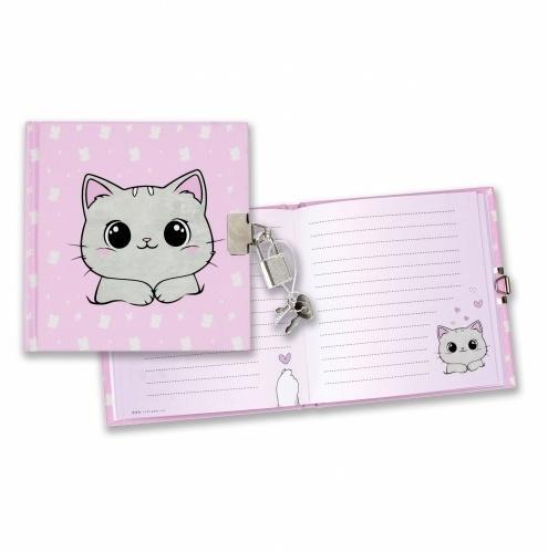 Pamiętnik na kłódkę Kitty Plush, STARPAK