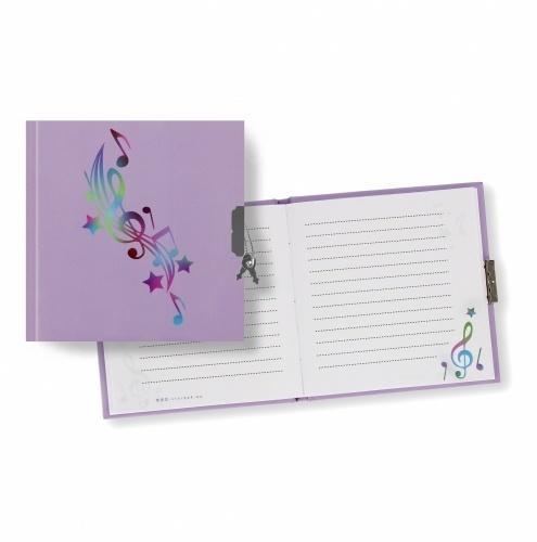 Pamiętnik na kłódkę Music, STARPAK