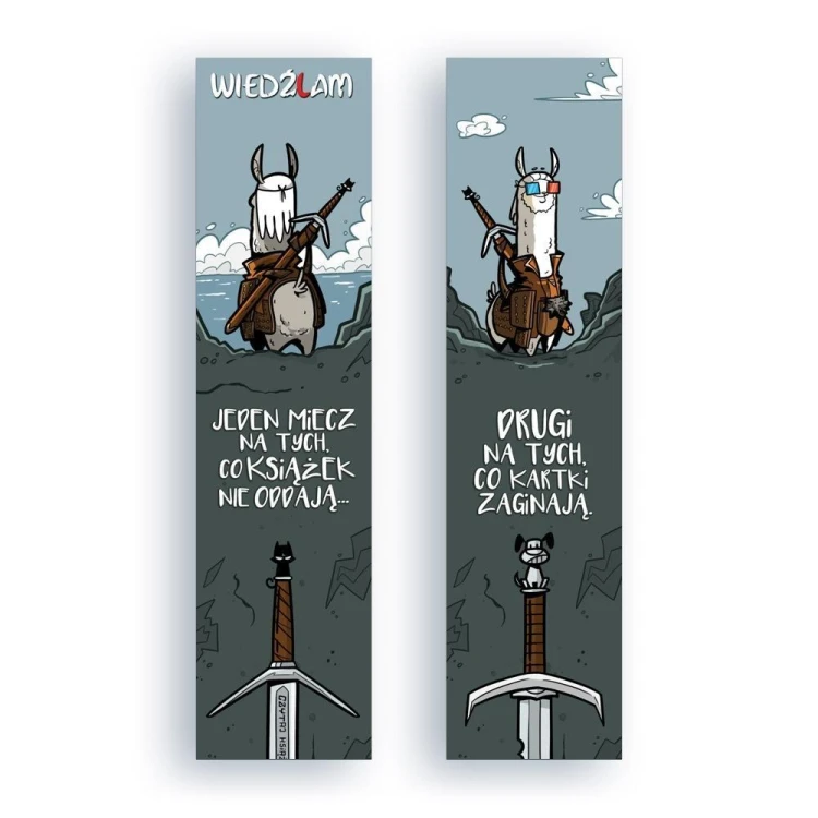 Zakładka kartonowa - Dwa miecze, Molom