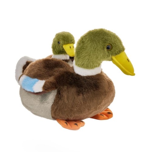 Kaczka krzyżówka z dzieckiem 20cm, Beppe