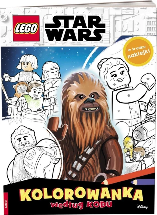 LEGO(R) Star Wars. Kolorowanka według kodu, Ameet