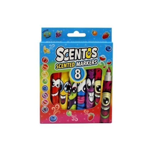 Markery pachnące Śmieszne Minki 8szt, Scentos