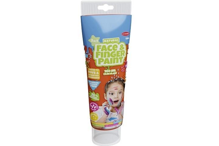 Farba dla malowania palcami pomarańczowa 100ml