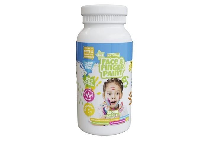 Farba dla malowania palcami biała 250ml, Boti