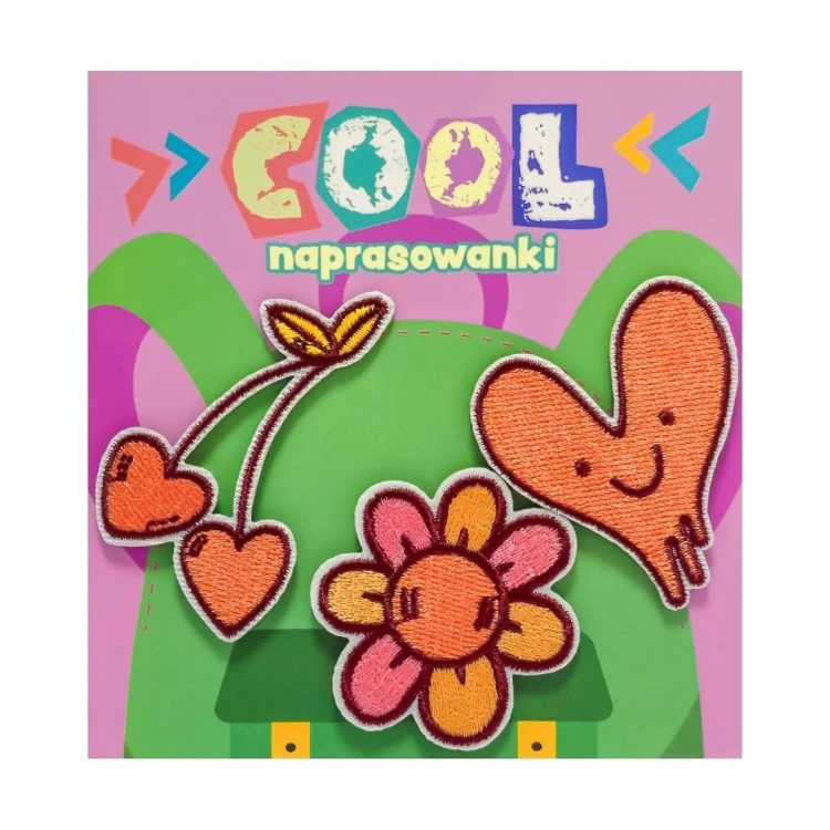 Naszywki/ naprasowanki na plecak cool. Serce, MCD