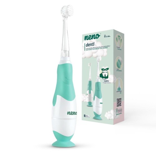 Elektroniczna szczoteczka dziecięca 0+ Denti Mint