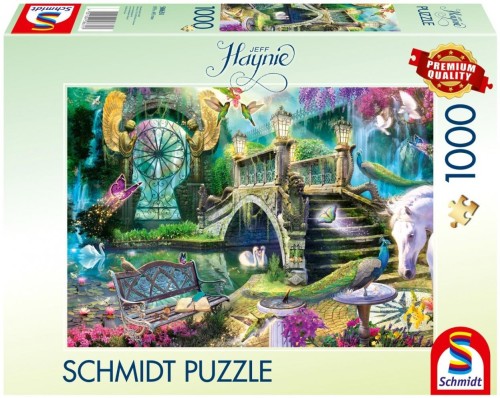 Puzzle PQ 1000 Tajemniczy ogród, Schmidt