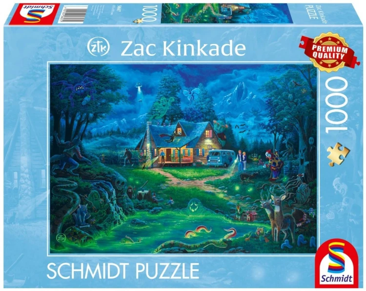Puzzle PQ 1000 Nawiedzony dom, Schmidt