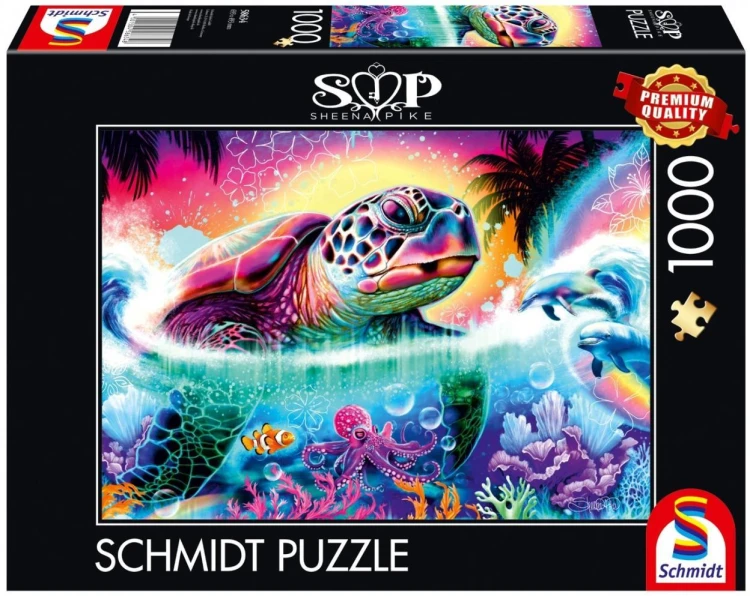 Puzzle PQ 1000 Żółw, Schmidt