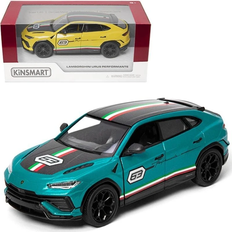 Lamborgini urus performante livery 1:40, Kinsmart