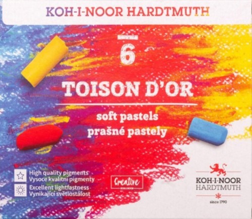 Pastele Toison D'or 6 kolorów, Koh-I-Noor