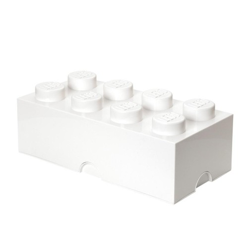 LEGO(R) pojemnik klocek ósemka biały, NHG
