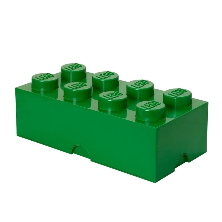 LEGO(R) pojemnik klocek ósemka zielony, NHG