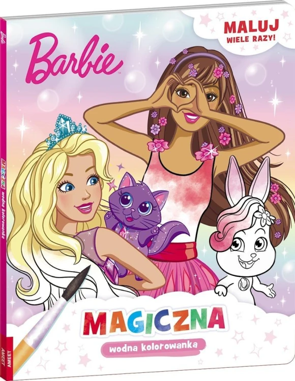 Barbie. Magiczna wodna kolorowanka, praca zbiorowa