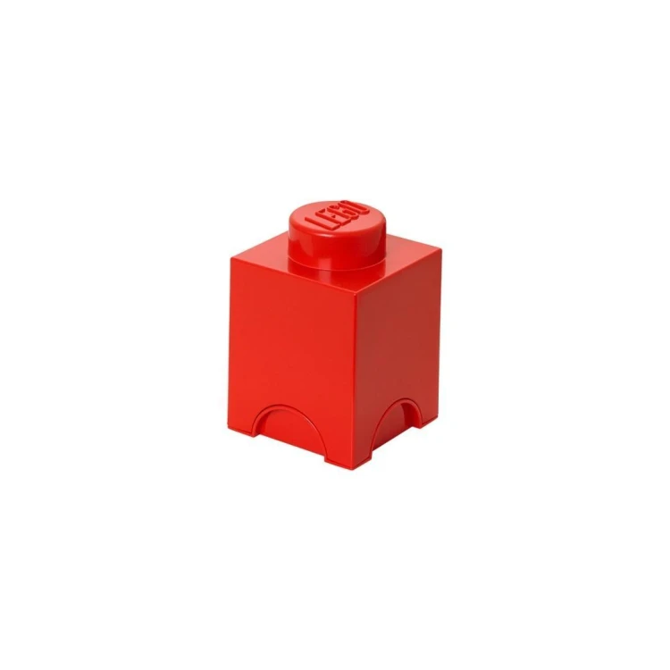 LEGO(R) pojemnik klocek jedynka czerwony, NHG