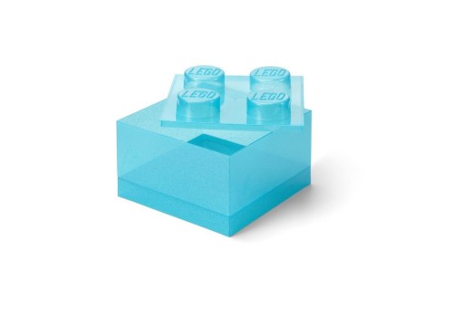 LEGO(R) pojemnik klocek czwórka transparentny...