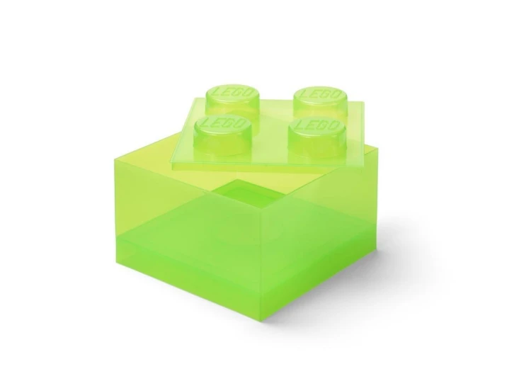 LEGO(R) pojemnik klocek czwórka transparentny...