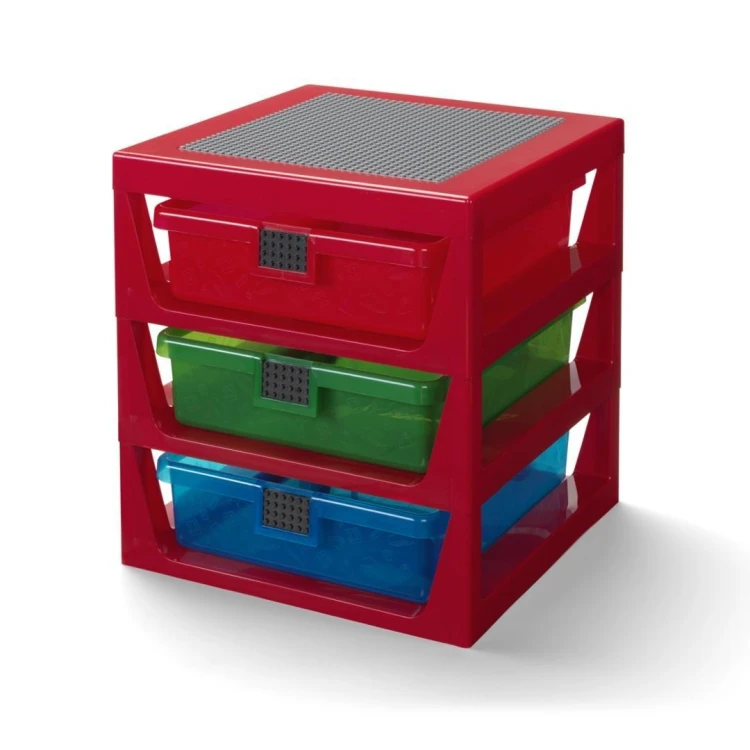 LEGO(R) szafka z szufladami czerwona, NHG