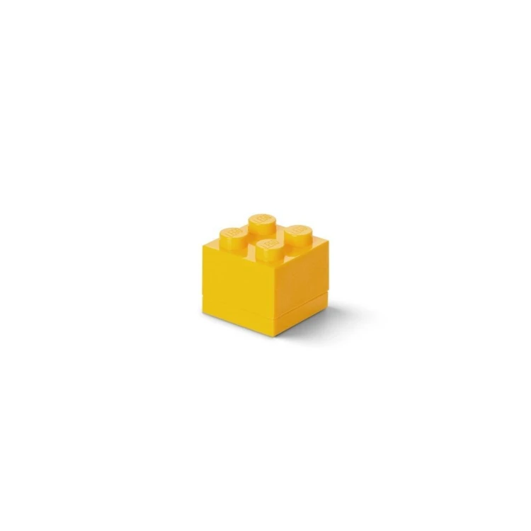LEGO(R) pudełeczko klocek czwórka żółty, NHG