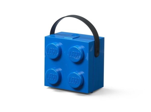LEGO(R) pojemnik z rączką klocek czwórka niebieski
