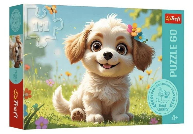 Puzzle 60 Szczeniaczkiem być! TREFL, Trefl