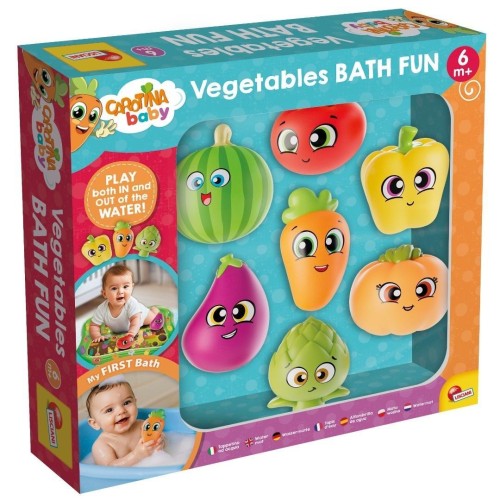 Carotina baby warzywna zabawa w kąpieli, Lisciani